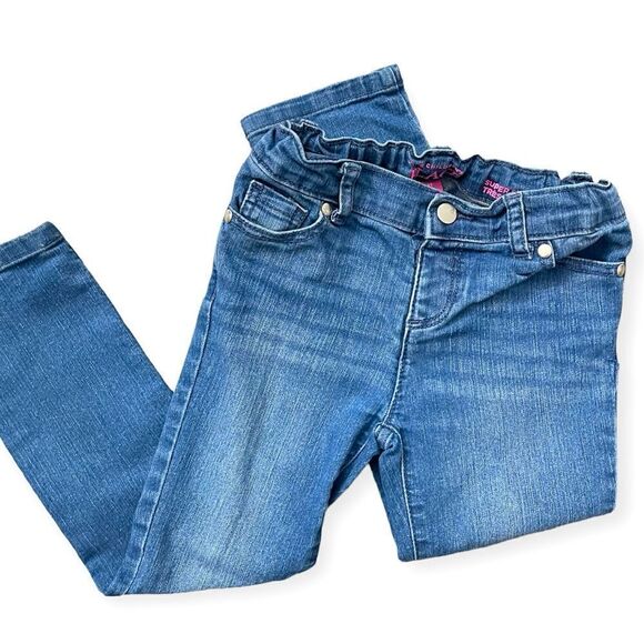 The Children’s Place Toddler Girl’s Super Skinny Adjustable Waist Denim Jeans 5T - Picture 3 of 11